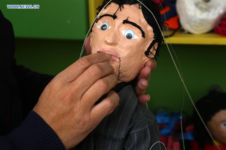 PALESTINE-GAZA CITY-MARIONETTE