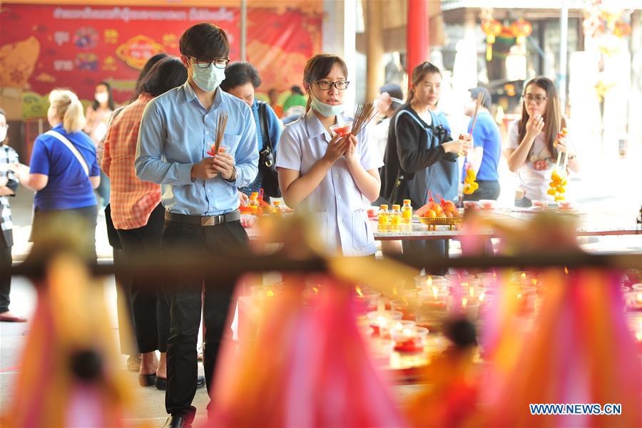 THAILAND-BANGKOK-TEMPLE-CHINESE LUNAR NEW YEAR