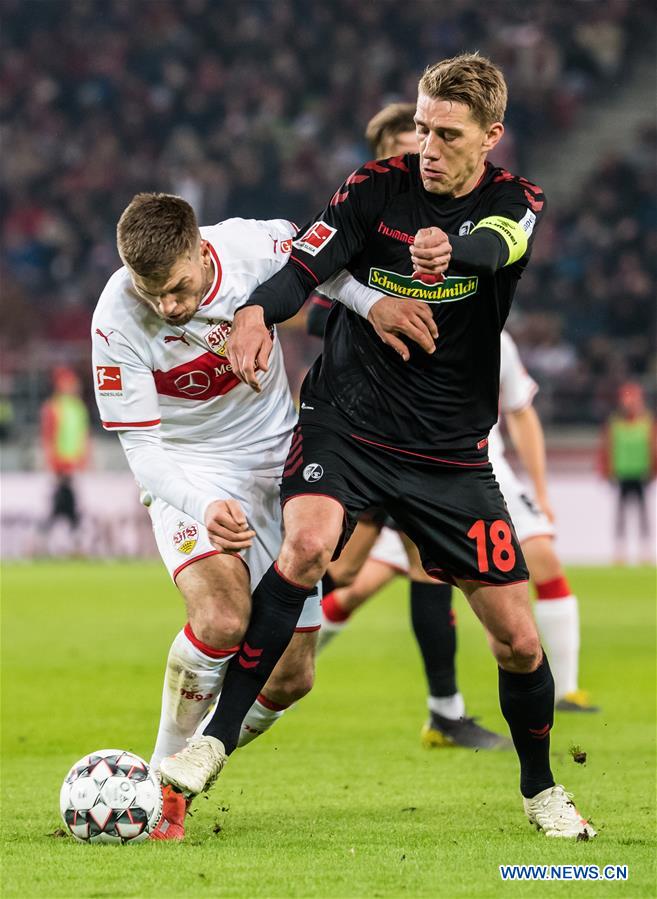 (SP)GERMANY-STUTTGART-SOCCER-BUNDESLIGA-STUTTGART VS FREIBURG