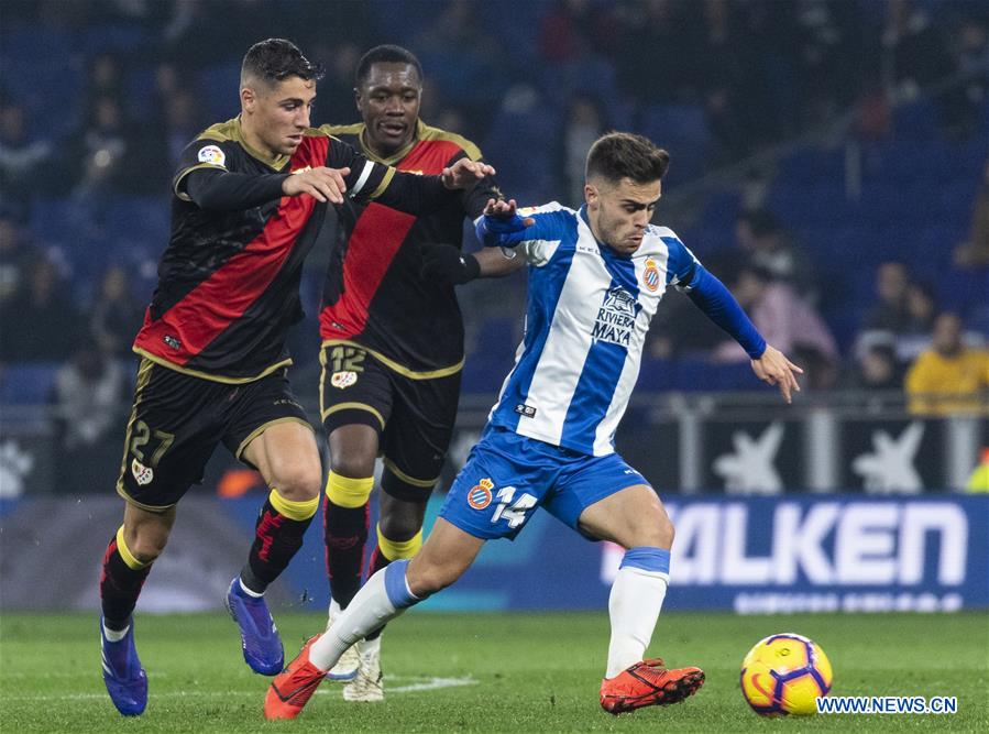 (SP)SPAIN-BARCELONA-SOCCER-RCD ESPANYOL VS RAYO VALLECNO