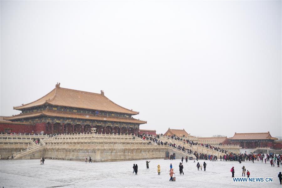 (InPalaceMuseum)CHINA-BEIJING-PALACE MUSEUM-SNOW (CN)