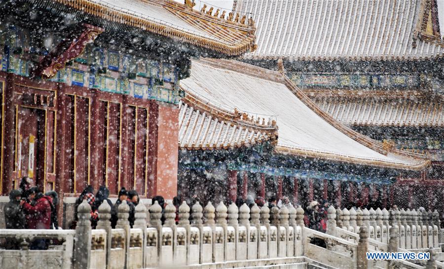 (InPalaceMuseum)CHINA-BEIJING-PALACE MUSEUM-SNOW (CN)