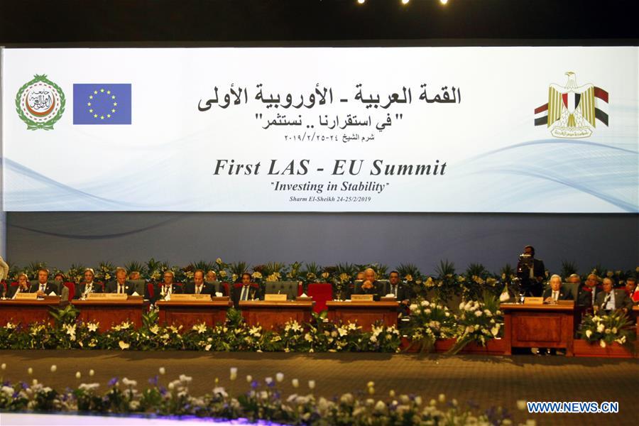 EGYPT-SHARM EL-SHEIKH-LAS-EU SUMMIT