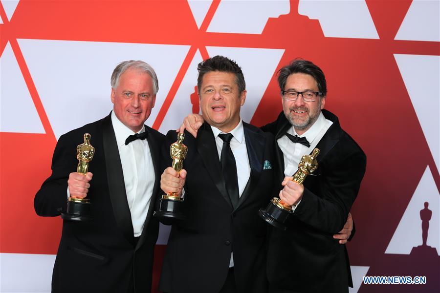 U.S.-LOS ANGELES-OSCARS-BEST SOUND MIXING