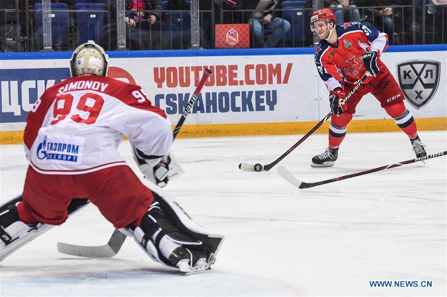 (SP)RUSSIA-MOSCOW-KHL-CSKA VS VITYAZ