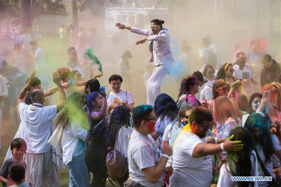 U.S.-LOS ANGELES-HOLI FESTIVAL