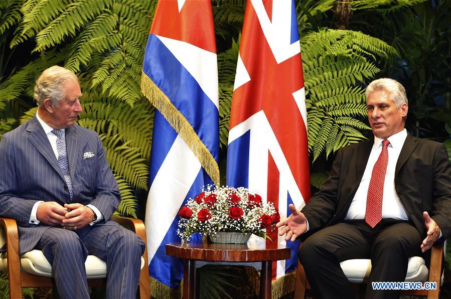 CUBA-HAVANA-BRITAIN-PRINCE CHARLES-VISIT