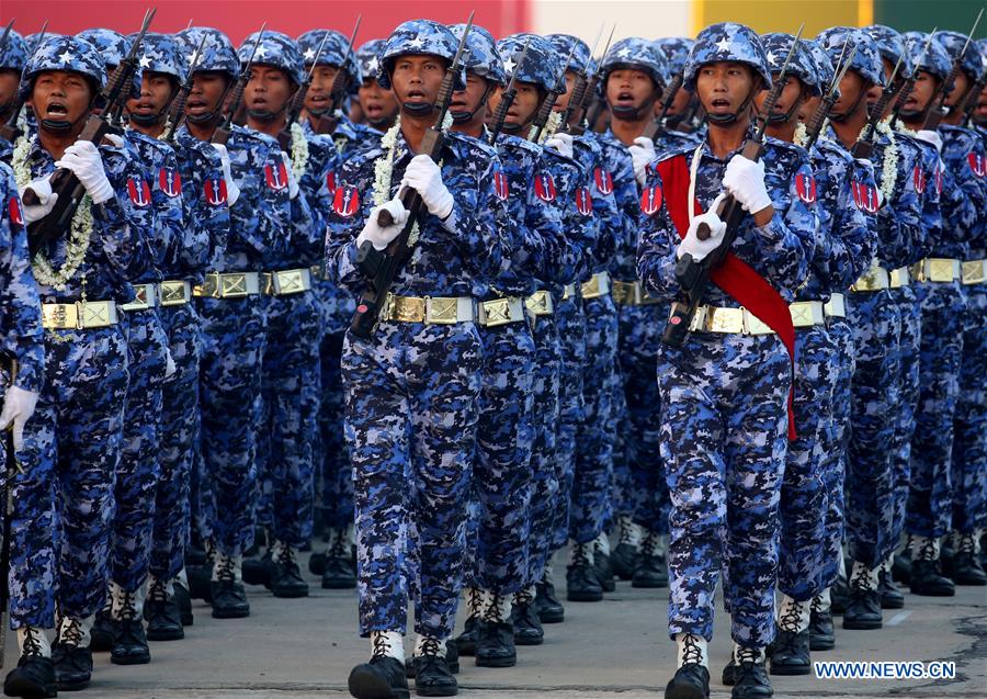 MYANMAR-NAY PYI TAW-74TH ARMED FORCES DAY