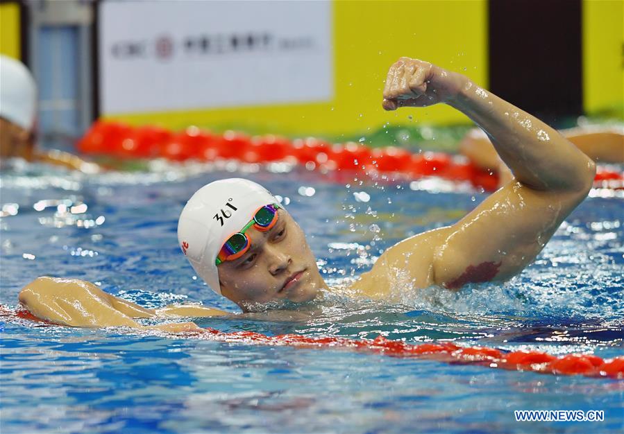 (SP)CHINA-QINGDAO-SWIMMING-NATIONAL CHAMPIONSHIPS-SUN YANG