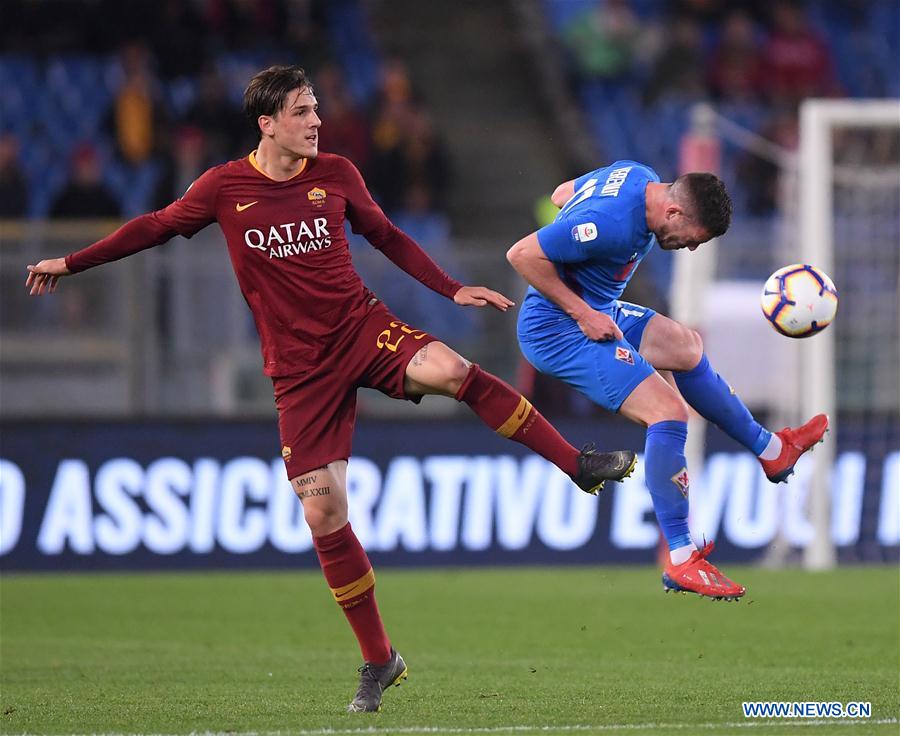 (SP)ITALY-ROME-SOCCER-ITALIAN SERIE A-ROMA VS FIORENTINA