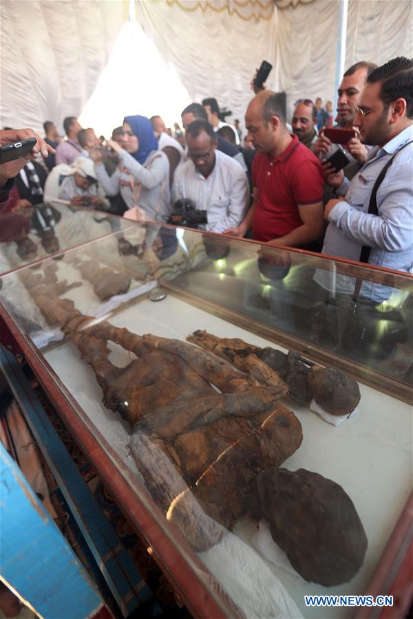 EGYPT-SOHAG-PTOLEMAIC-ERA TOMB-DISCOVERY