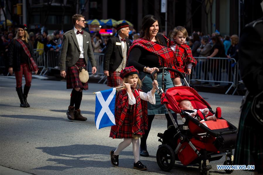 U.S.-NEW YORK-TARTAN DAY PARADE