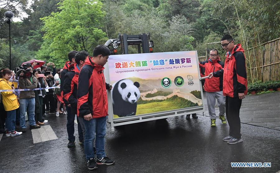 CHINA-SICHUAN-RUSSIA-GIANT PANDA (CN)