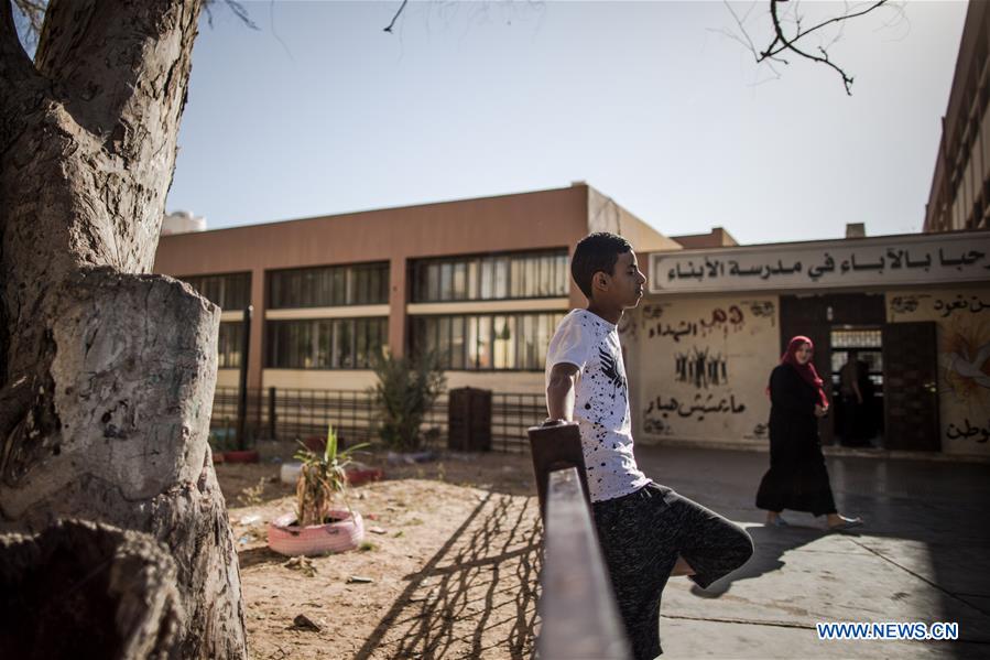 LIBYA-TRIPOLI-CONFLICT-DISPLACED CHILDREN