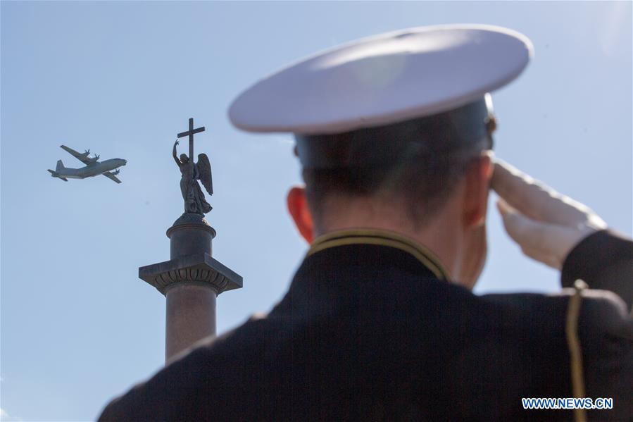 RUSSIA-ST. PETERSBURG-VICTORY DAY-PARADE