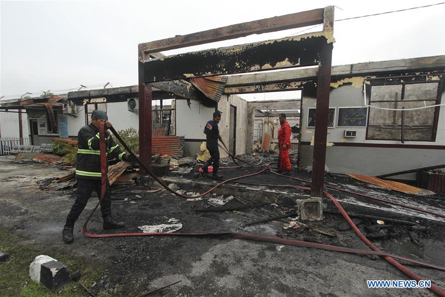 INDONESIA-RIAU-PRISON-FIRE-AFTERMATH