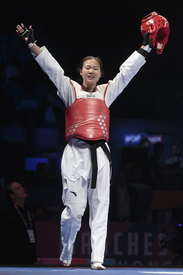 (SP)BRITAIN-MANCHESTER-TAEKWONDO-WORLD CHAMPIONSHIP-DAY 5