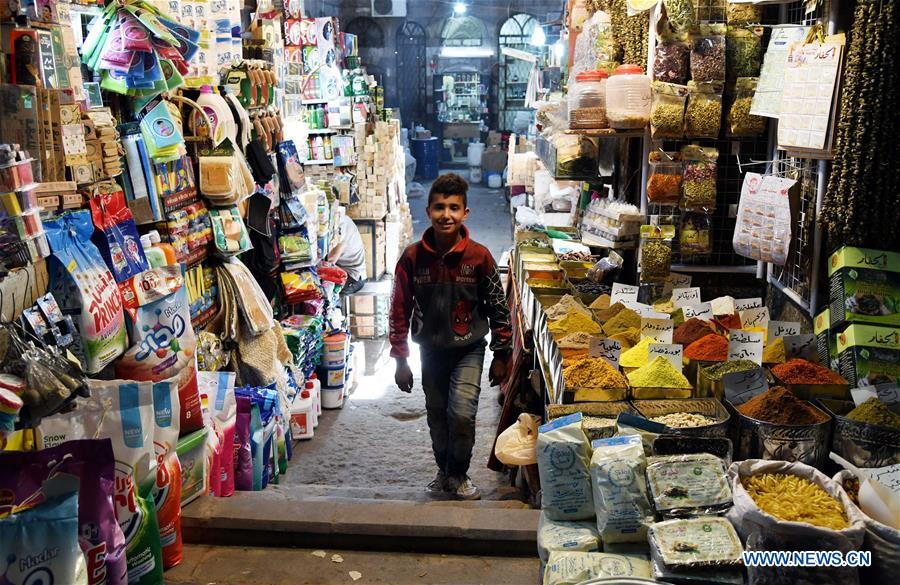 SYRIA-DAMASCUS-RAMADAN-MARKET