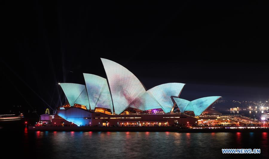 AUSTRALIA-SYDNEY-LIGHT SHOW