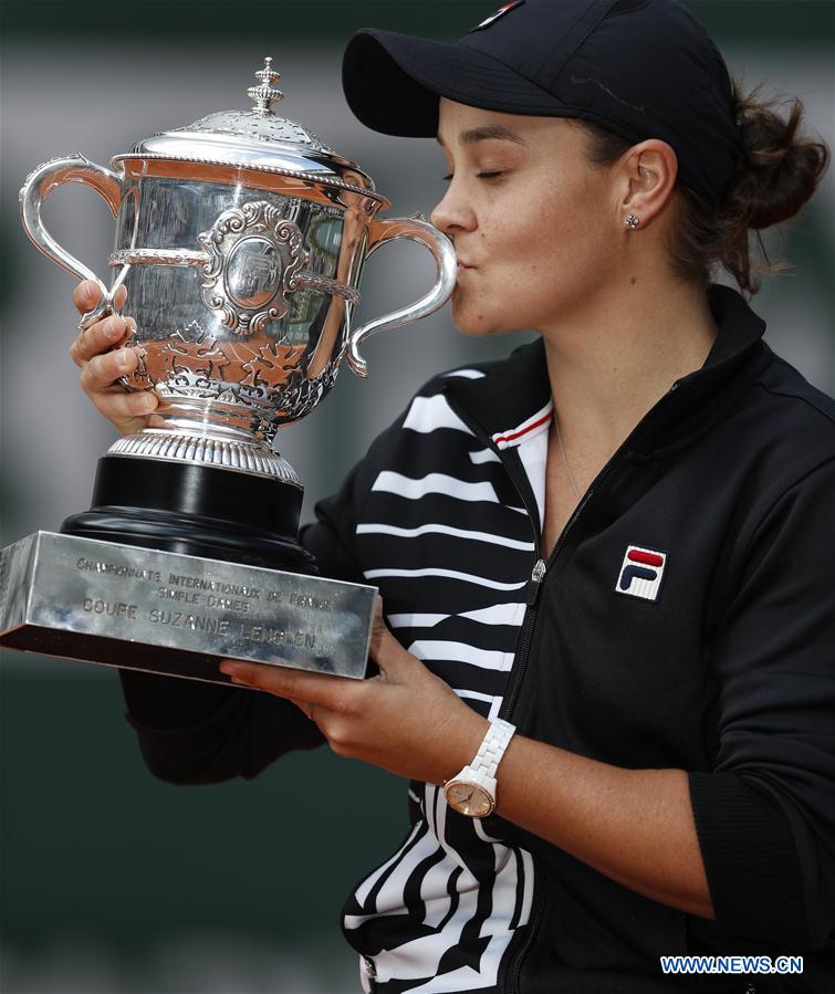 (SP) FRANCE-PARIS-TENNIS-ROLAND GARROS-WOMEN'S SINGLES FINAL