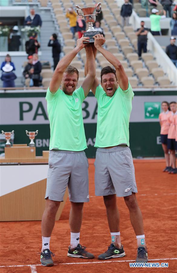 (SP)FRANCE-PARIS-TENNIS-ROLAND GARROS-FRENCH OPEN-MEN'S DOUBLES FINAL