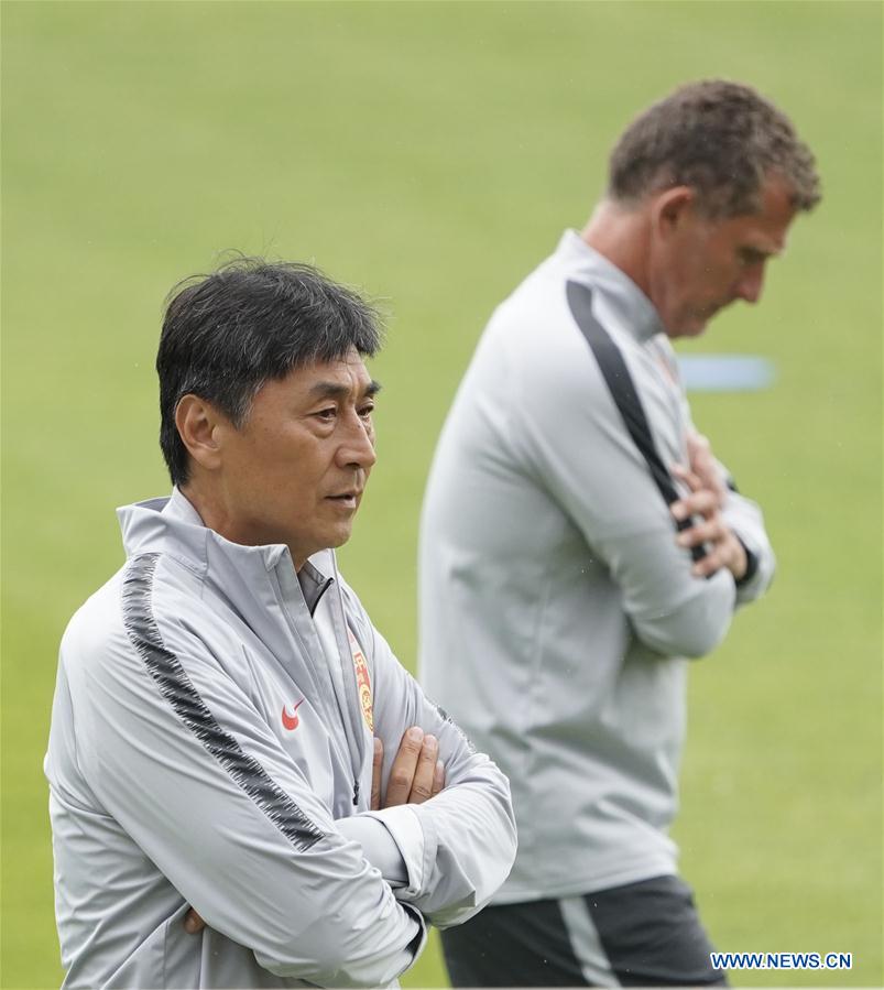 (SP)FRANCE-PARIS-2019 FIFA WOMEN'S WORLD CUP-GROUP B-CHINA-TRAINING SESSION