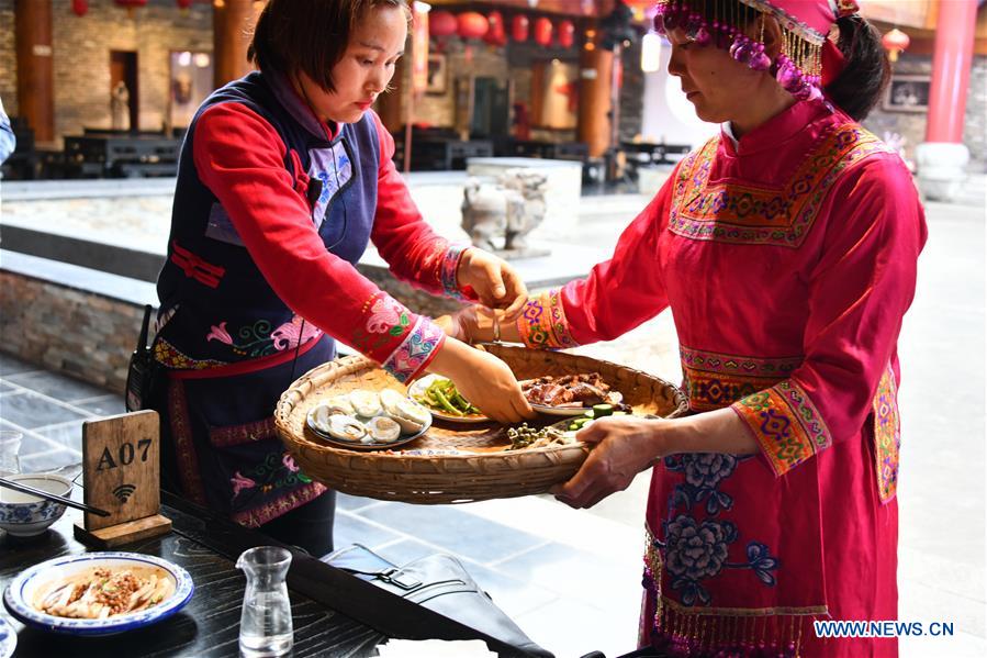 #CHINA-GUIZHOU-ZUNYI-GELAO ETHNIC GROUP-BANQUET(CN)