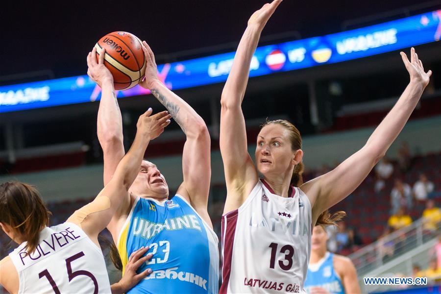 (SP)LATVIA-RIGA-EUROBASKET-LATVIA VS UKRAINE