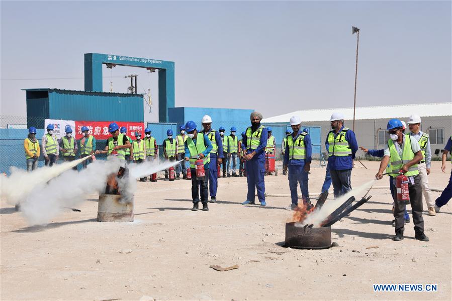 KUWAIT-JAHRA GOVERNORATE-CHINA-CGGC-FIREFIGHTING DRILLS