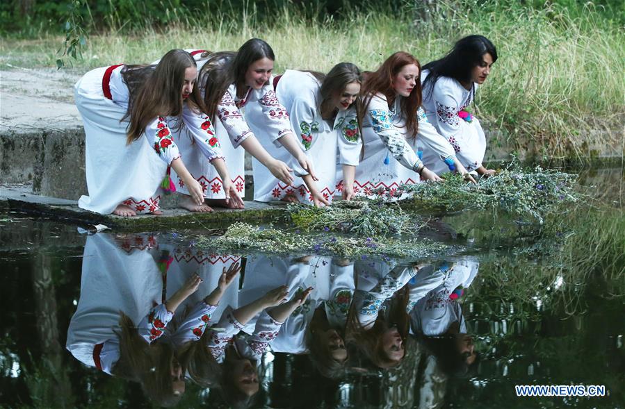 UKRAINE-IVAN KUPALA FESTIVAL-CELEBRATION