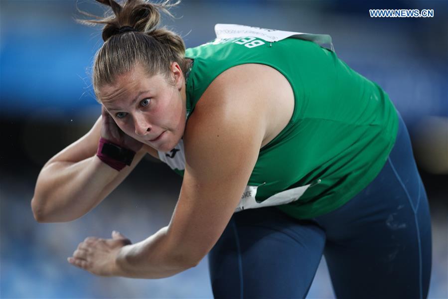 (SP)ITALY-NAPLES-SUMMER UNIVERSIADE-ATHLETICS-WOMEN'S SHOT PUT-FINAL