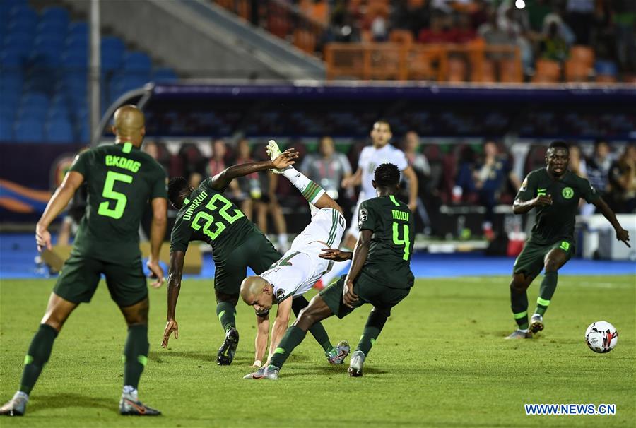 (SP)EGYPT-CAIRO-SOCCER-AFRICA CUP-SEMI FINALS-ALGERIA VS NIGERIA