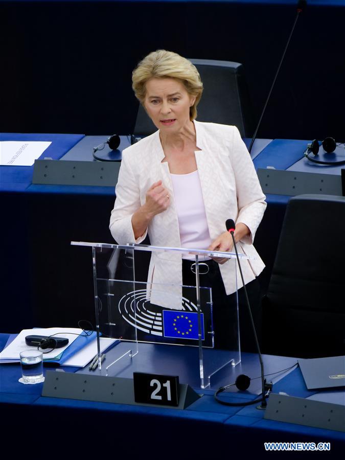 FRANCE-STRASBOURG-EU NOMINEE-VON DER LEYEN