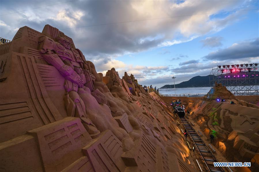 CHINA-ZHEJIANG-ZHOUSHAN-INT'L SAND SCULPTURE FESTIVAL (CN)