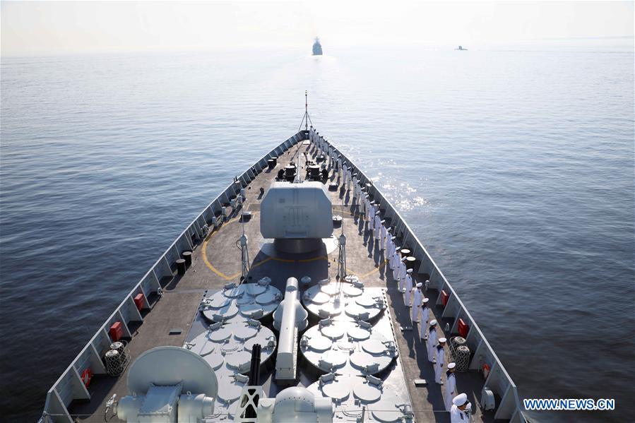 RUSSIA-ST. PETERSBURG-NAVY DAY-CHINESE WARSHIP