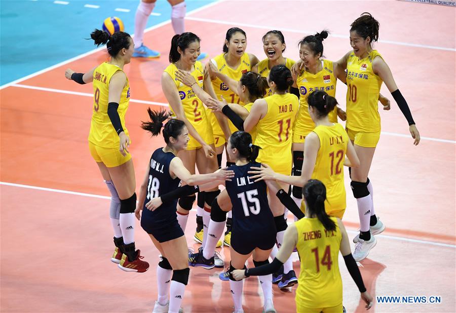 (SP)CHINA-NINGBO-FIVB-TOKYO VOLLEYBALL QUALIFICATION-CHINA-TURKEY(CN)