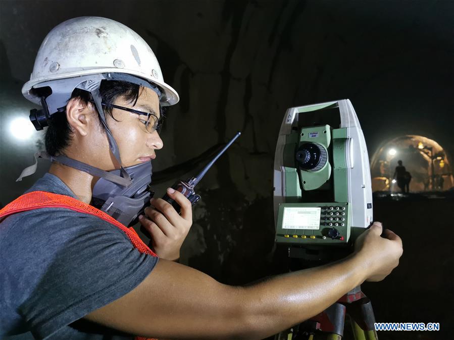 LAOS-OUDOMXAY-CHINA-LAOS RAILWAY-TUNNEL-CONSTRUCTION