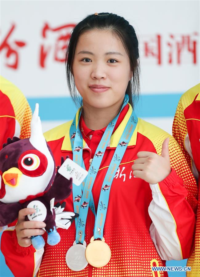 (SP)CHINA-TAIYUAN-2ND YOUTH GAMES-SHOOTING- WOMEN'S 10M AIR RIFLE(CN)