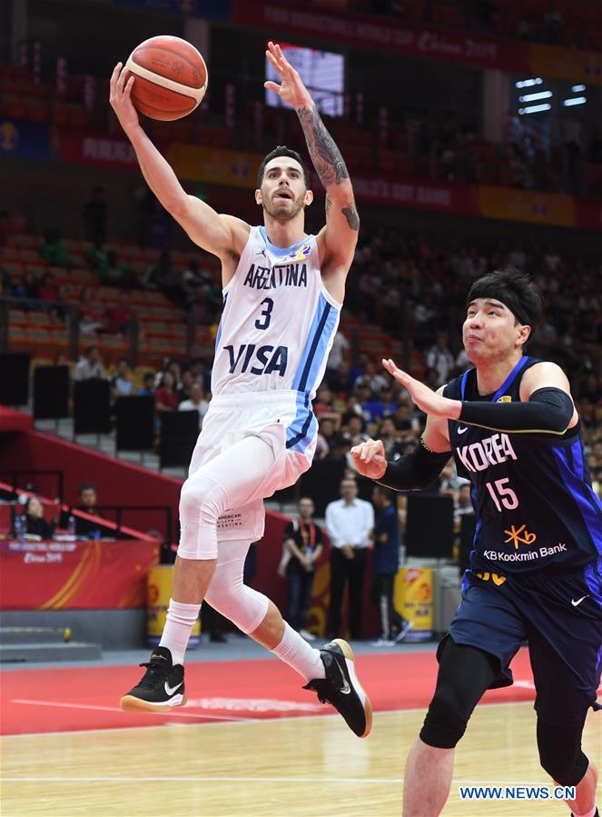 (SP)CHINA-WUHAN-BASKETBALL-FIBA WORLD CUP-GROUP B-SOUTH KOREA VS ARGENTINA (CN)