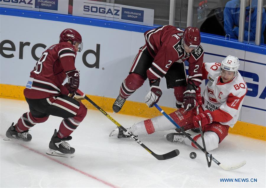 (SP)LATVIA-RIGA-ICE HOCKEY-KHL-DINAMO VS SPARTAK