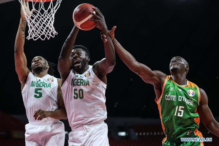 (SP)CHINA-GUANGZHOU-BASKETBALL-FIBA WORLD CUP-GROUP M-NGA VS CIV(CN)