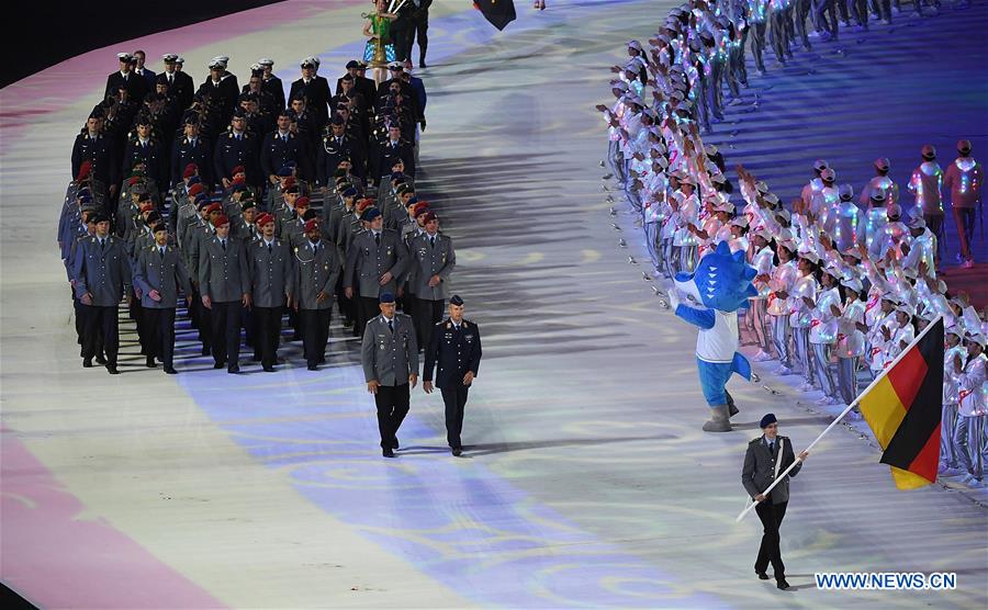 (SP)CHINA-WUHAN-7TH MILITARY WORLD GAMES-OPENING CEREMONY