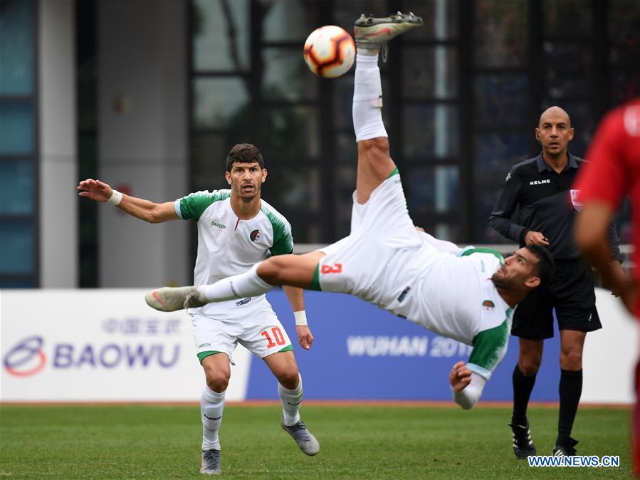 (SP)CHINA-WUHAN-7TH MILITARY WORLD GAMES-FOOTBALL