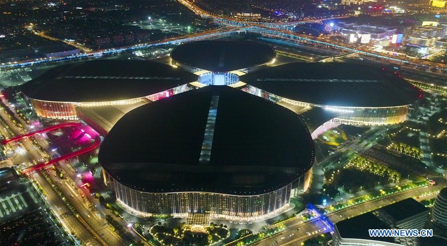 CHINA-SHANGHAI-CIIE-NIGHT VIEW (CN)