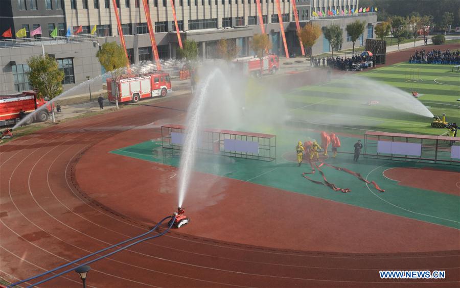 CHINA-HEBEI-HENGSHUI-FIREFIGHTER-DRILL (CN)