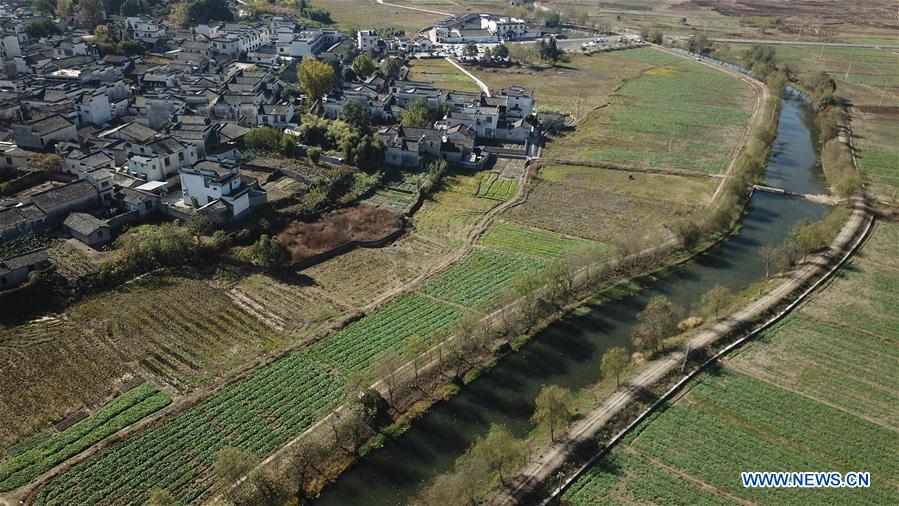 CHINA-ANHUI-SCENERY-AERIAL VIEW (CN)