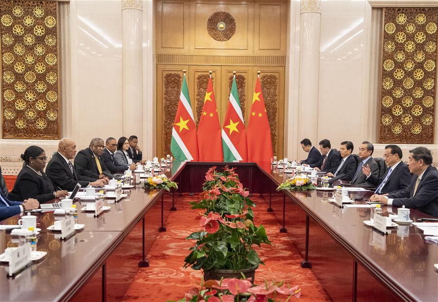 CHINA-BEIJING-LI KEQIANG-SURINAME-MEETING (CN)