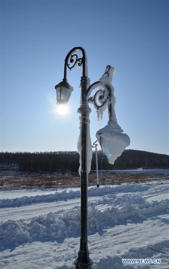 CHINA-INNER MONGOLIA-YAKESHI-WINTER SCENERY (CN)