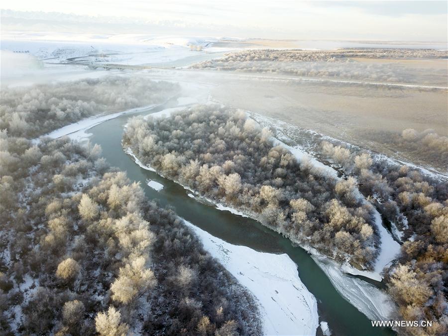 CHINA-XINJIANG-ZHAOSU-WINTER SCENERY (CN)