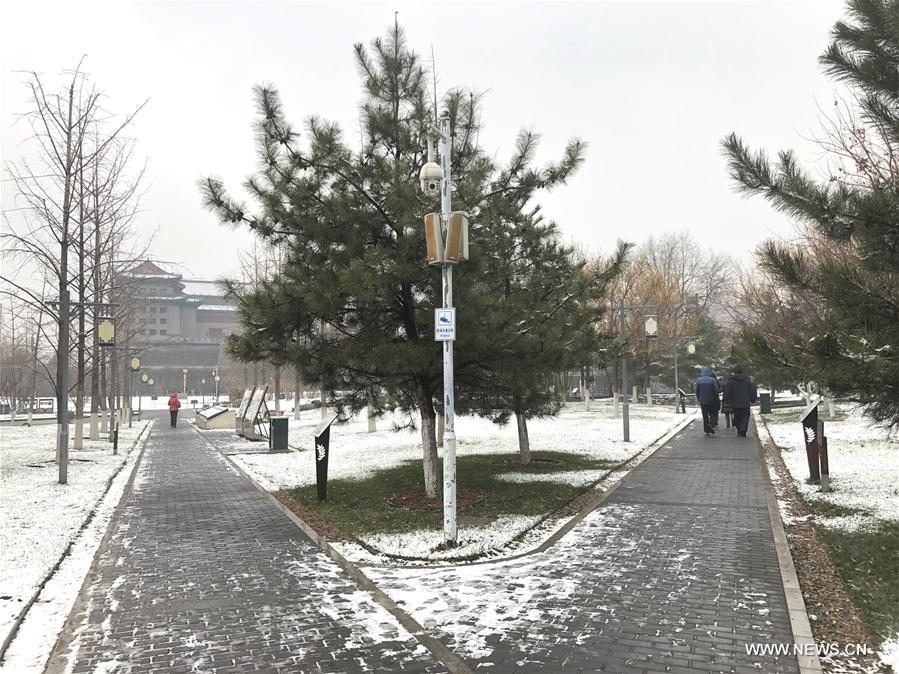 (BeijingCandid)CHINA-BEIJING-WINTER-MING DYNASTY WALL RELICS PARK (CN)